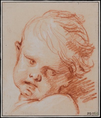 Dětská hlava od François Boucher
