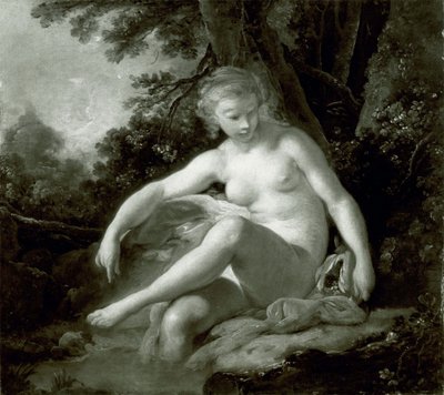 Koupající se nymfa od François Boucher