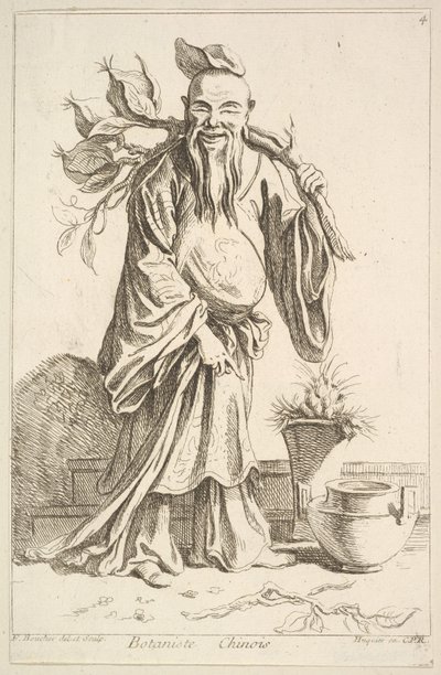 čínský botanik od François Boucher