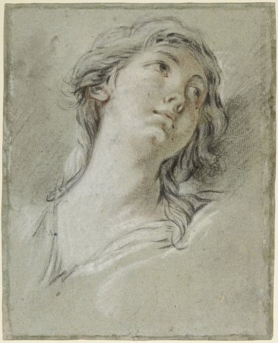 Ženská hlava od François Boucher