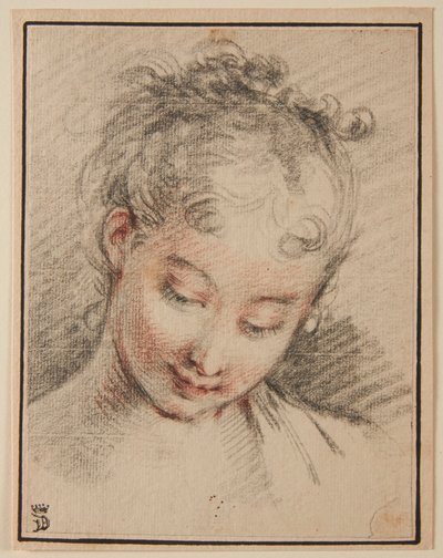 Hlava dívky od François Boucher
