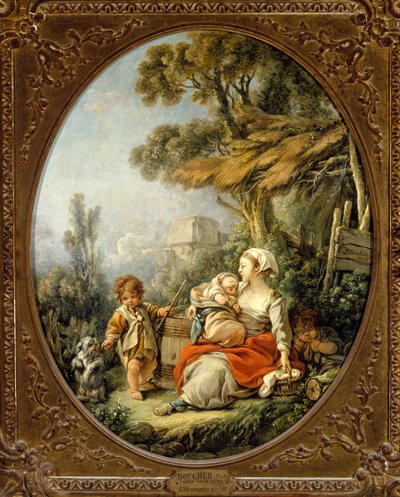 Šťastná matka od François Boucher