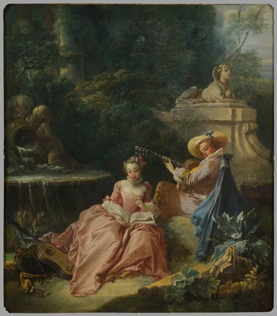 Hodina hudby od François Boucher