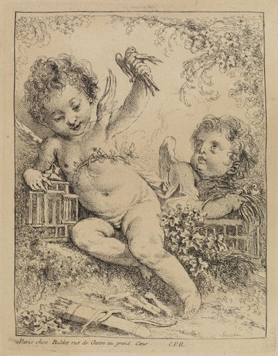 Holubice v kleci od François Boucher