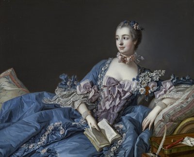 Madame de Pompadour (Jeanne-Antoinette Poisson; 1721–1764) od François Boucher