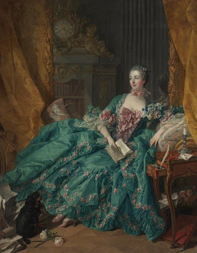 Madame de Pompadour od François Boucher