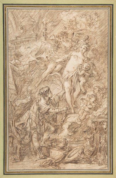 Pygmalion a Galatea od François Boucher