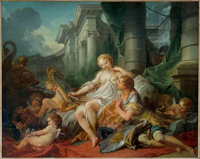 Renaud et Armide, podle Tassova "Gerusalemme Liberata", XIV ... od François Boucher