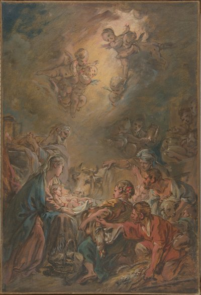 Klanění pastýřů od François Boucher