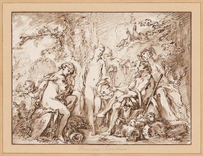 Pařížský soud od François Boucher