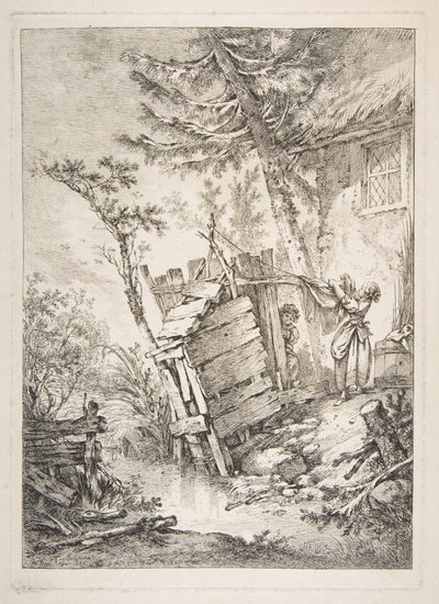 Prádelníčka od François Boucher