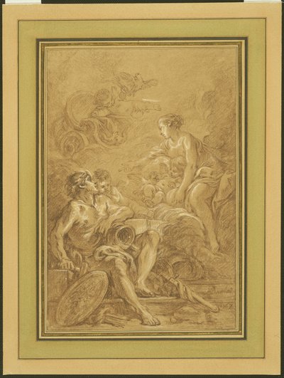 Venuše přikazuje Vulkánovi, aby vyrobil zbraně pro Aenea od François Boucher