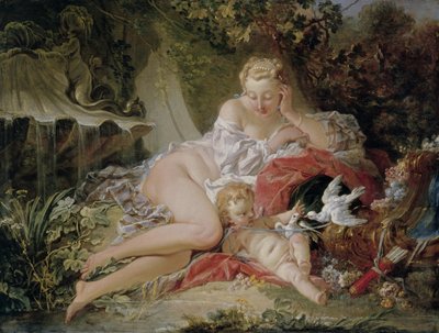 Venuše a Amor od François Boucher