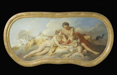 Venuše a Merkur poučují Amora od François Boucher