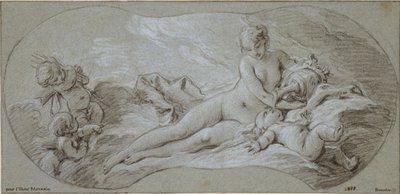 Venuše opíjí Amora nektarem od François Boucher
