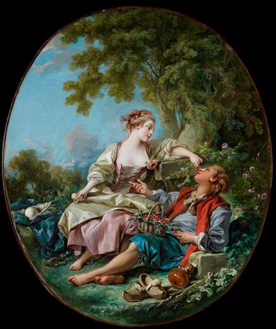 ""Dřeváky"" Obraz Francoise Bouchera (1703-1770) 1768 Art Gallery of Ontario, Toronto od François Boucher