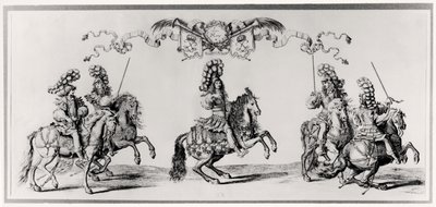 Kolotoč pro Ludvíka XIV. (1639-1715) kolem roku 1662 od Francois Chauveau