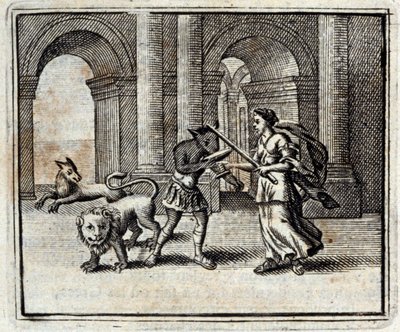 Společníci Ulysses. Bajky Jean de La Fontaine (1621-95). Ilustrace François Chauveau (1613-1676). Vydání z roku 1728. od Francois Chauveau