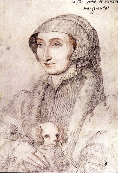 Markétka Navarrská (1523-1574) (kresba) od François Clouet