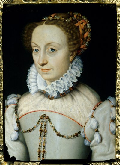Portrét Johanky z Albretu (nebo Johanky III. z Albretu), královny Navarry (1528-1572). Obraz Francoise Cloueta (1515-1572) od François Clouet
