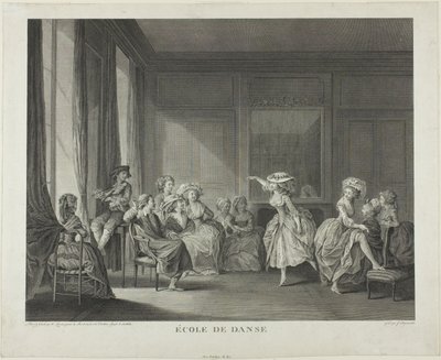 Taneční škola od Francois Dequevauviller