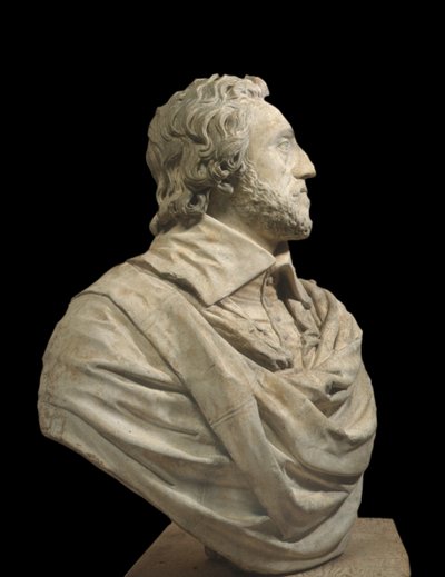 Busta portrét Thomase Howarda, hraběte z Arundel (carrarský mramor) od Francois Dieussart