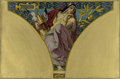 Skica pro Salle des Fêtes na pařížské radnici: L