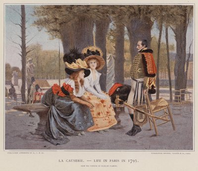 La Causerie od Francois Flameng