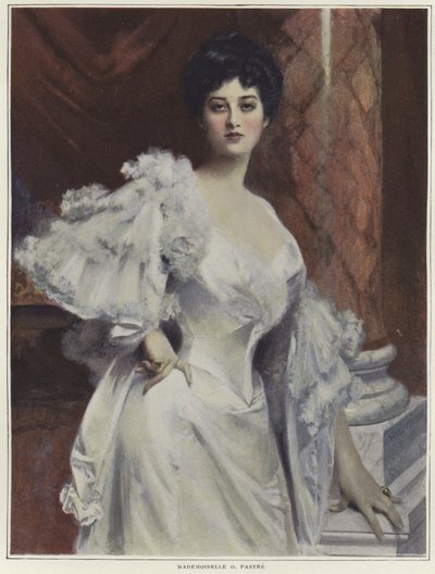 Portrét Mademoiselle O Pastre od Francois Flameng