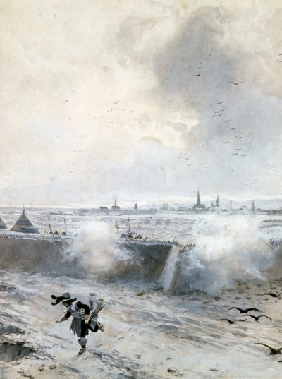 „Obléhání Arrasu za Ludvíka XIII.“, třicetiletá válka, 1640 konec 19. začátek 20. století od Francois Flameng