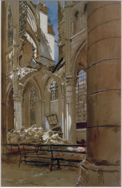 Soissons, 18. května 1915 od Francois Flameng