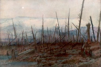 Cliff of Craonne, c1917, 1926. od Francois Flameng