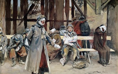 Venkovská nemocnice, 1916 od Francois Flameng