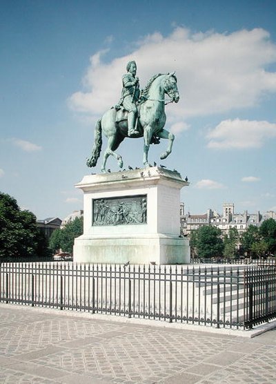 Jezdecká socha Jindřicha IV. (1553-1610) 1818 (bronz) od Francois Frederic Lemot