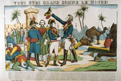 Napoleon a generál Kleber na výpravě do Egypta, 1798, c1835 od Francois Georgin