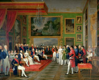 Svatba prince Eugèna de Beauharnais a princezny Augusty Bavorské, 13. ledna 1806 od Francois Guillaume Menageot