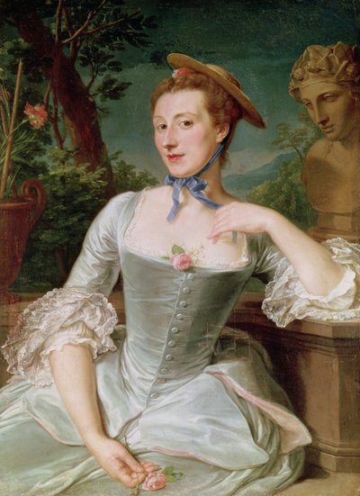 Madame de Pompadour od Francois Hubert Drouais