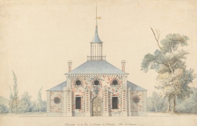 Výška pro projektovaný mlýn v Méréville, n.d. od Francois Joseph Belanger