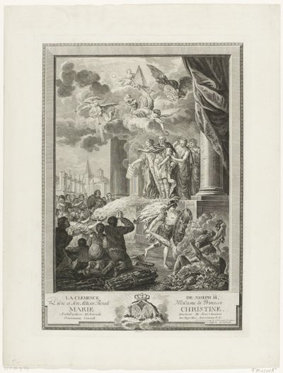 Milost Josefa II., vyryl Mathias de Sallieth od Francois Joseph Pfeiffer