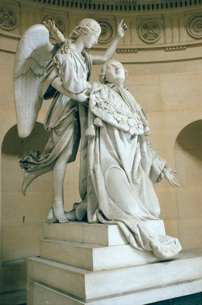 Apoteóza Ludvíka XVI. (1754-93), nazývaná také Ludvík XVI. v držení anděla, 1825 (mramor) od Francois Joseph Bosio