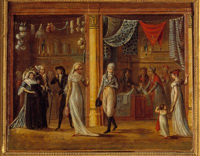 Dřevěná galerie královského paláce od Francois Joseph baron Bosio