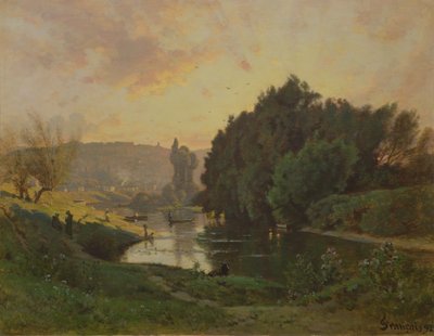 Scéna z Bas-Meudonu, 1892 od Francois Louis Francais