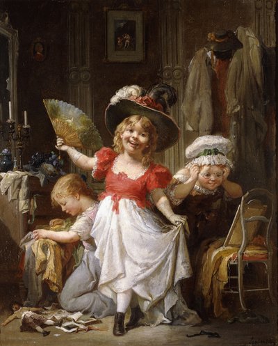 Oblékání, od Francois Louis Lanfant de Metz