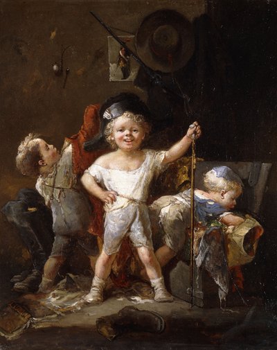 Oblékání, od Francois Louis Lanfant de Metz