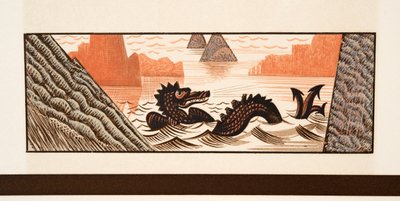 Grafická ilustrace z Prométhée Enchaîné od Aischyla, hospoda. 1941 (tisk šablony) od Francois Louis Schmied