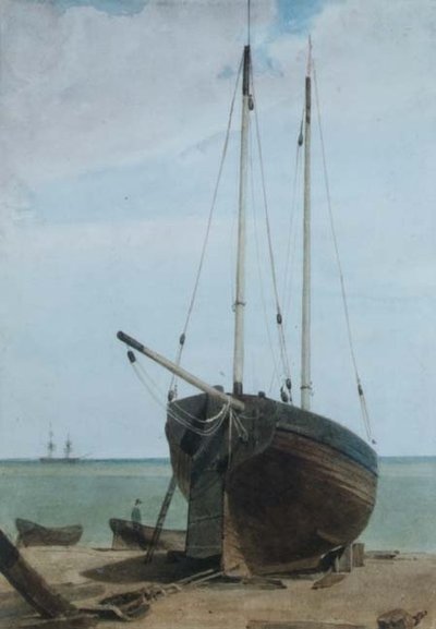 Nabídka: Lugger and Boats od Francois Louis Thomas Francia