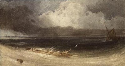 Ztroskotaný námořník od Francois Louis Thomas Francia