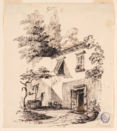 Courtyard of a house   1258592   cs       czech Successfully Translated  Original: The Temple of Minerva Medica Translat: The Temple of Minerva Medica 1248884 cs czech Successfully Translated Original: View of the Great Cascade at Tivoli Translat: View of  od Francois Marius Granet