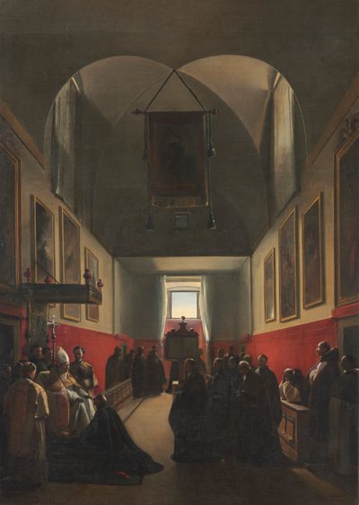 Pocta biskupovi, 1839. od Francois Marius Granet