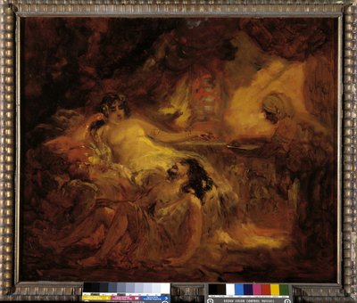Samson a Dalila (olej na plátně) od Francois Maury